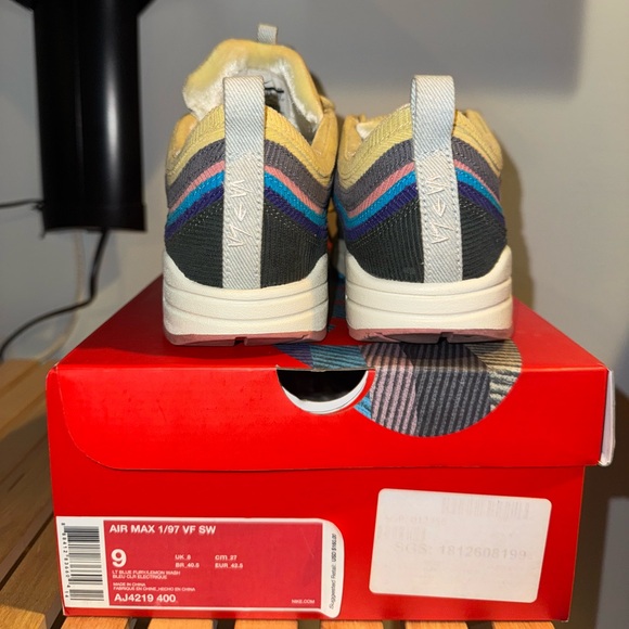 Waverunners Nike Air Max 1/97 Size 9 Wotherspoon W/ Extra Laces &OG Box - Picture 7 of 9